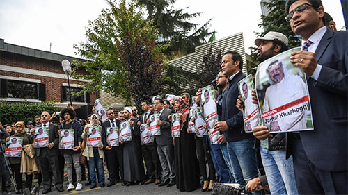 Medios internacionales boicotean una conferencia en Riad